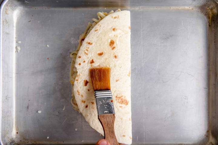 Chicken Quesadillas - before cooking
