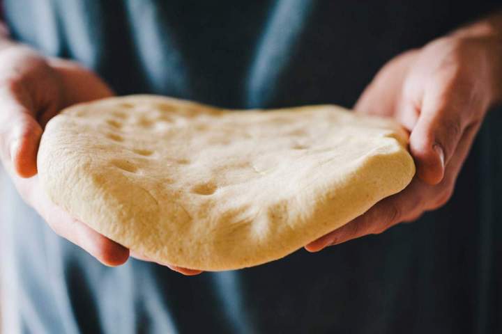 Corn and Parmesan cheese grissini dough