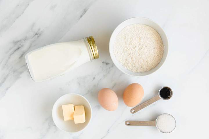 Ingredients for Crêpes