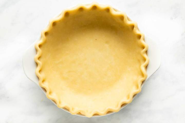 Homemade buttery pie crust