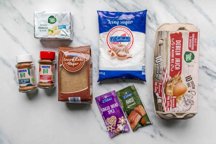 Gingerbread Cookies ingredients