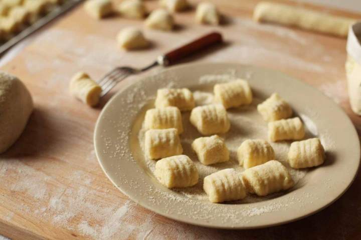 Making Simple Potato Gnocchi at home