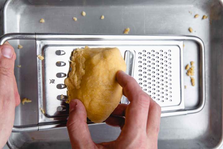 Grate Grated Egg Pasta