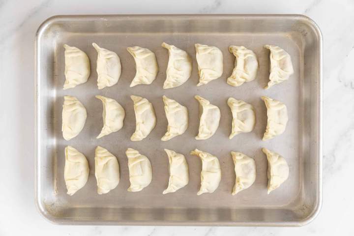 Gyoza Dumplings before cooking