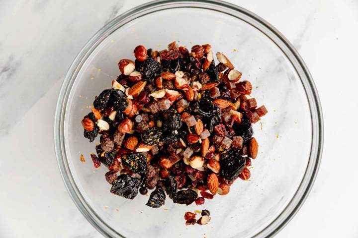Making Christmas Fruit Cake