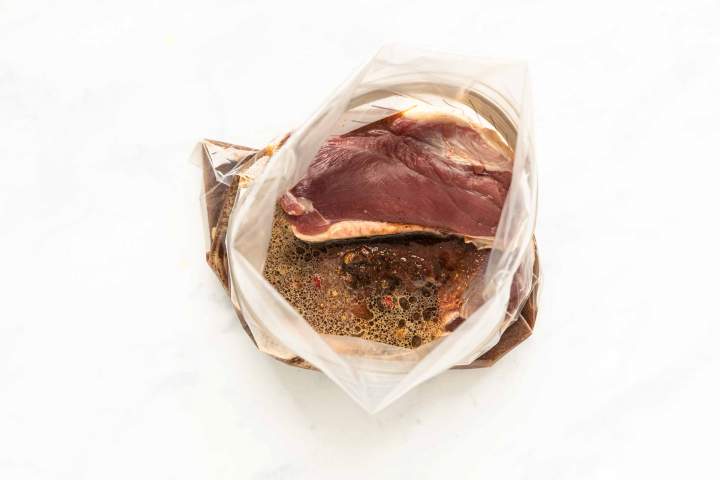 marinated duck breasts