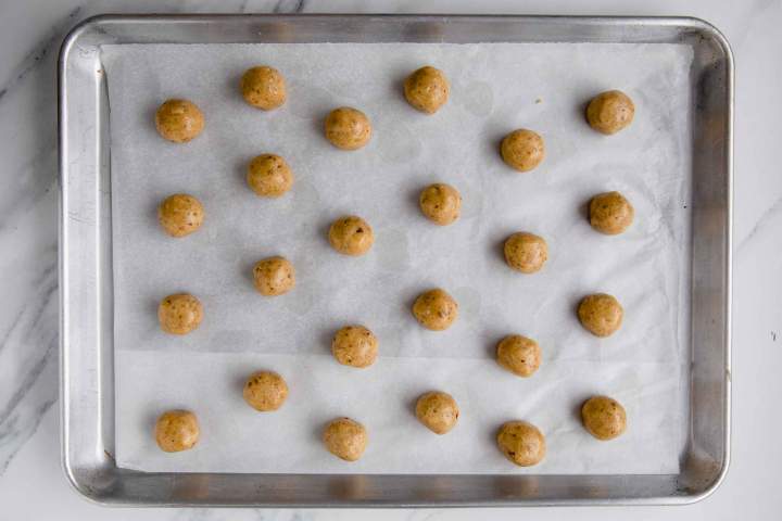 Lemon Poppy Seed Cookies before baking