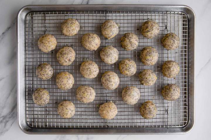 Baked Lemon Poppy Seed Cookies