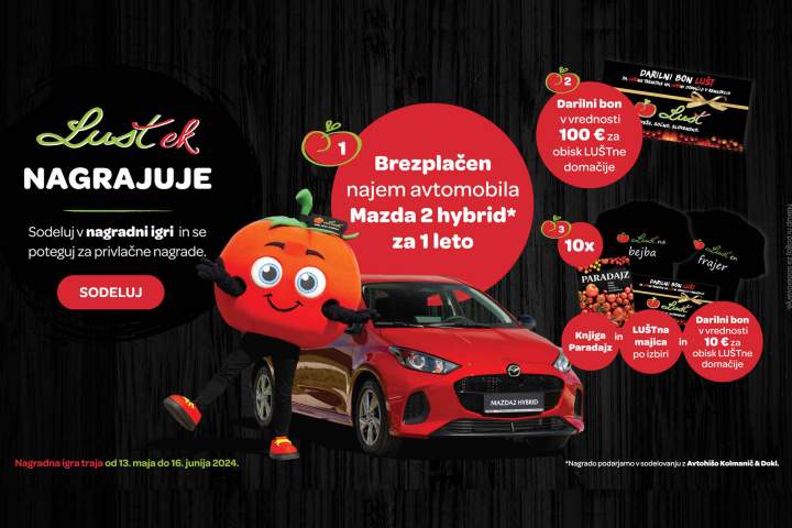 Lušt nagrajuje
