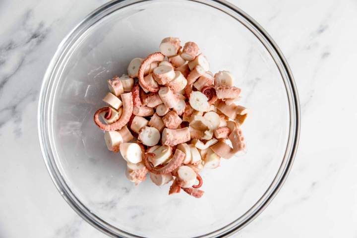 Sliced Easy Octopus Salad