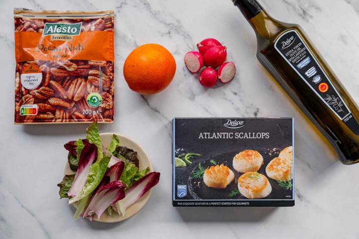 Ingredients for Festive Jacob Mussels