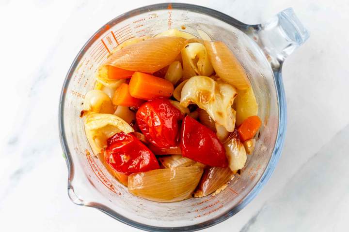 Pepper Tomato Sauce before blending