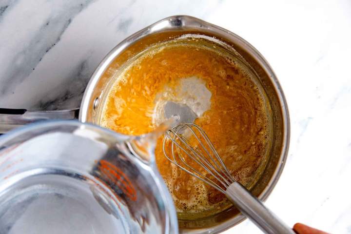 Flour Soup (Stomach Ache Soup) preparation