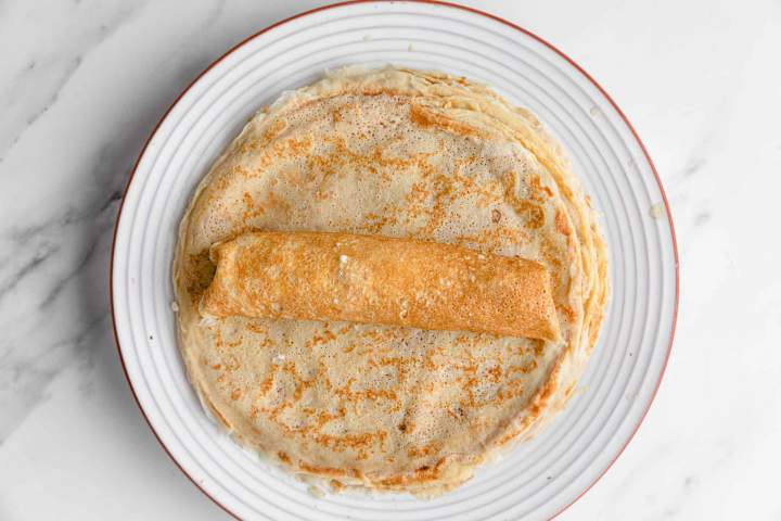 rolled crepes for baking