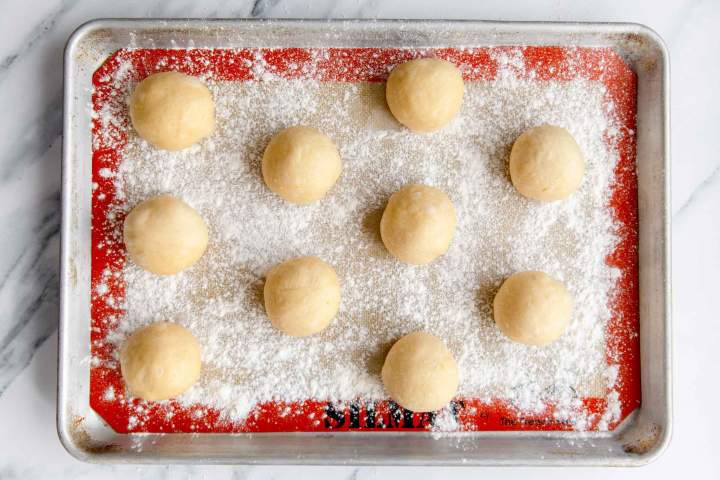 Proofing Berliner Doughnut with Jam