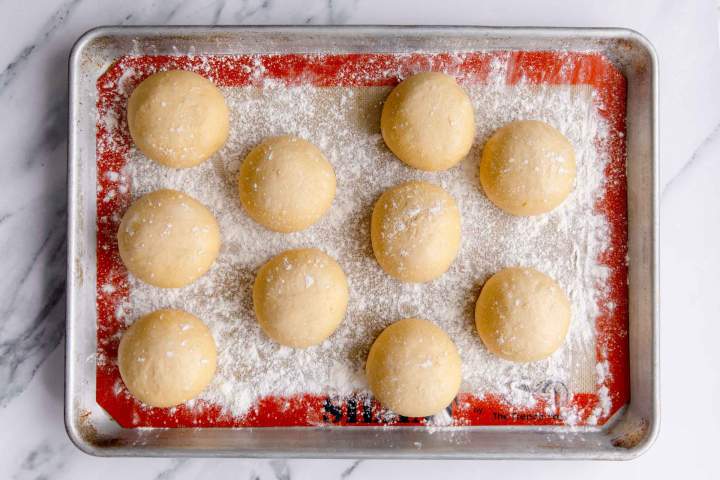 Proved Berliner Doughnut with Jam