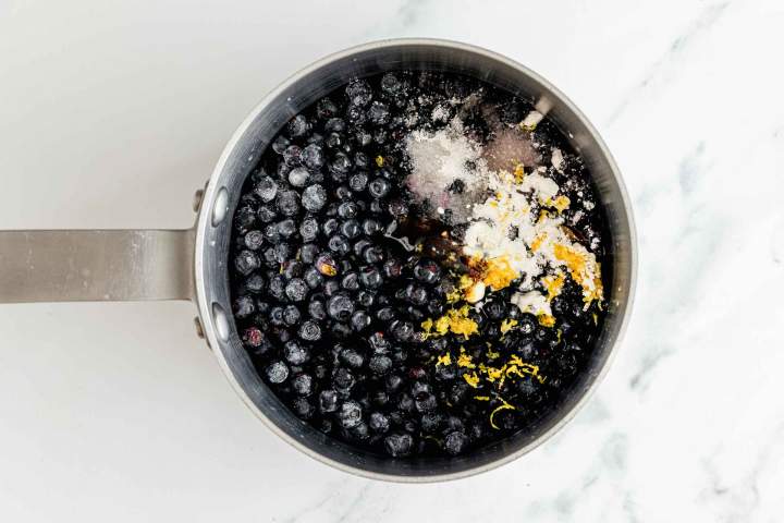 Ingredients for Quick Blueberry French Toast