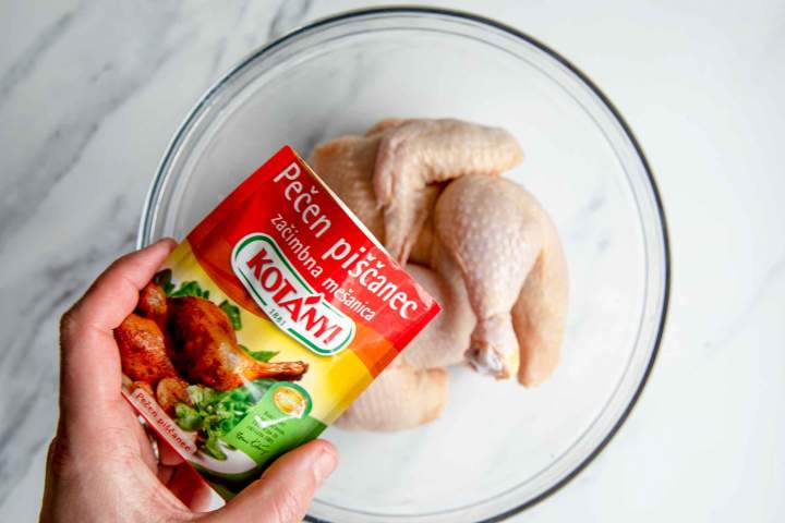 seasoning Roasted Half Chicken