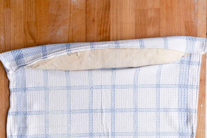 Rolling Slovenian Cheese Dumplings (Štruklji)
