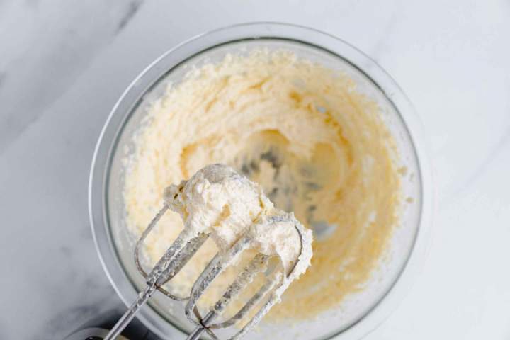 Beating sugar and butter for Spritz cookies
