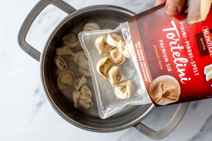 cooking cheese tortellini