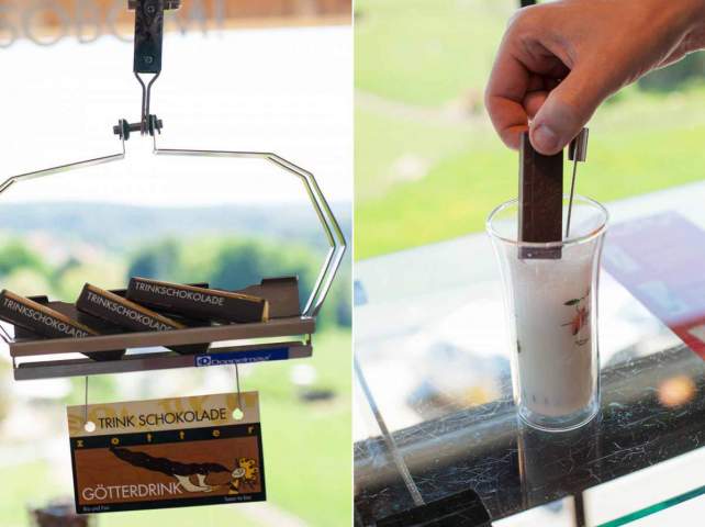 Zotter chocolate factory hot chocolates