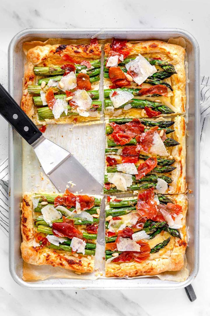 Asparagus Tart with Prosciutto
