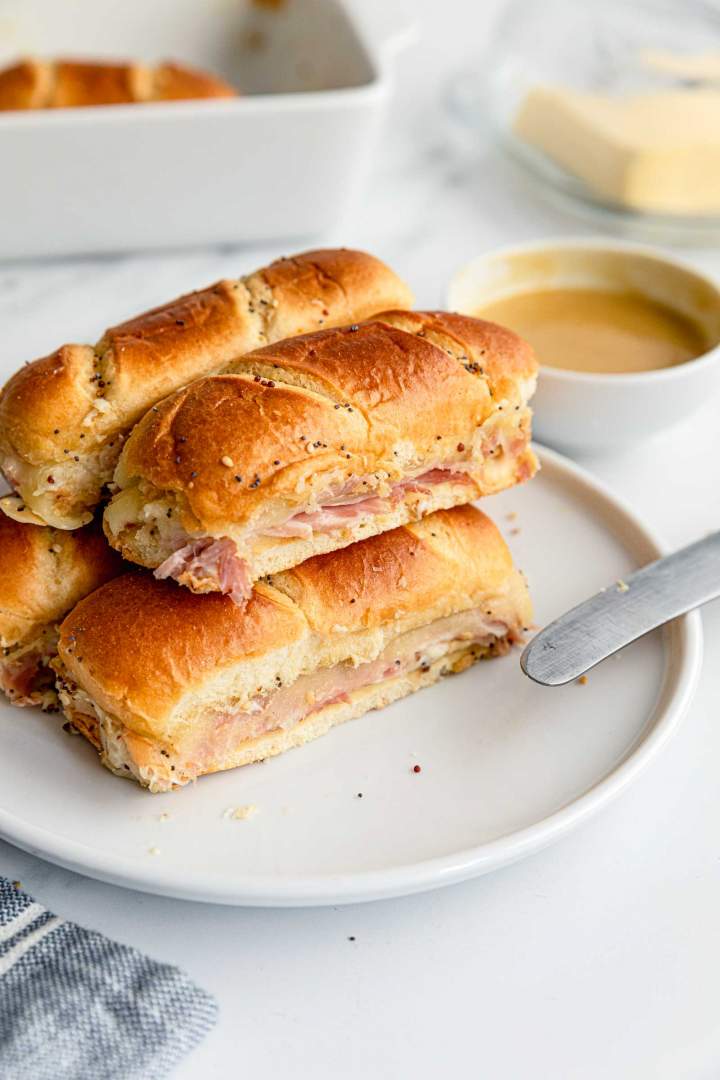 Ham and Cheese Sliders with Horseradish