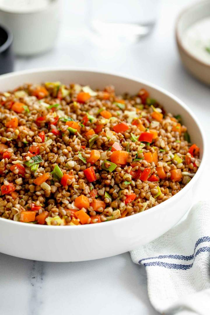 Buckwheat Stir Fry with Vegetables