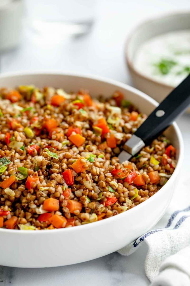 Buckwheat Stir Fry with Vegetables