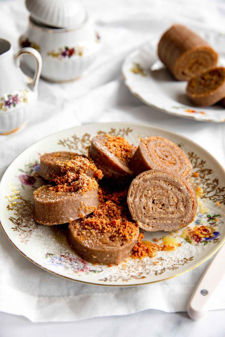 Buckwheat Dumplings with Walnuts