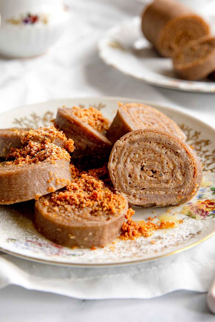 Buckwheat Dumplings with Walnuts