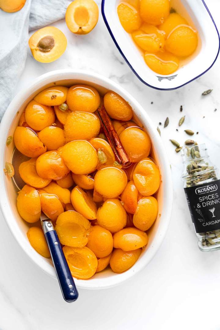 Apricot Compote with Cardamom
