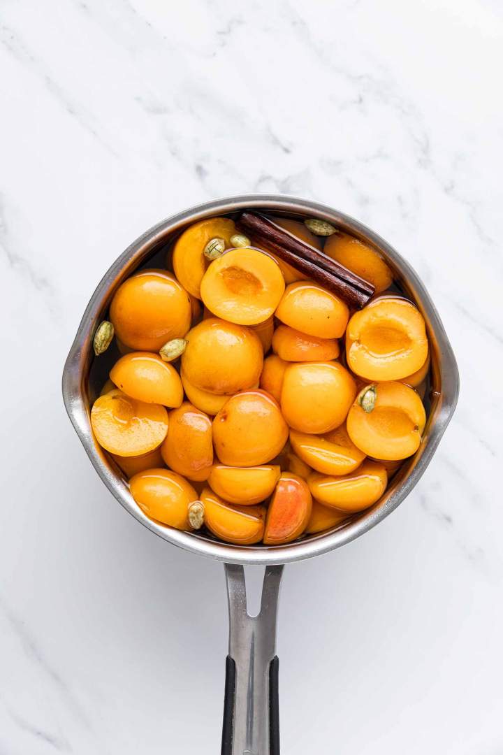 ingredients for Apricot Compote