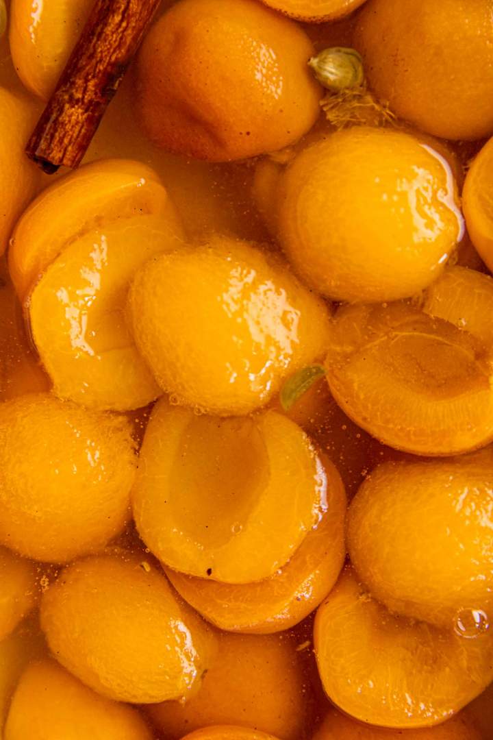 Apricot Compote closeup