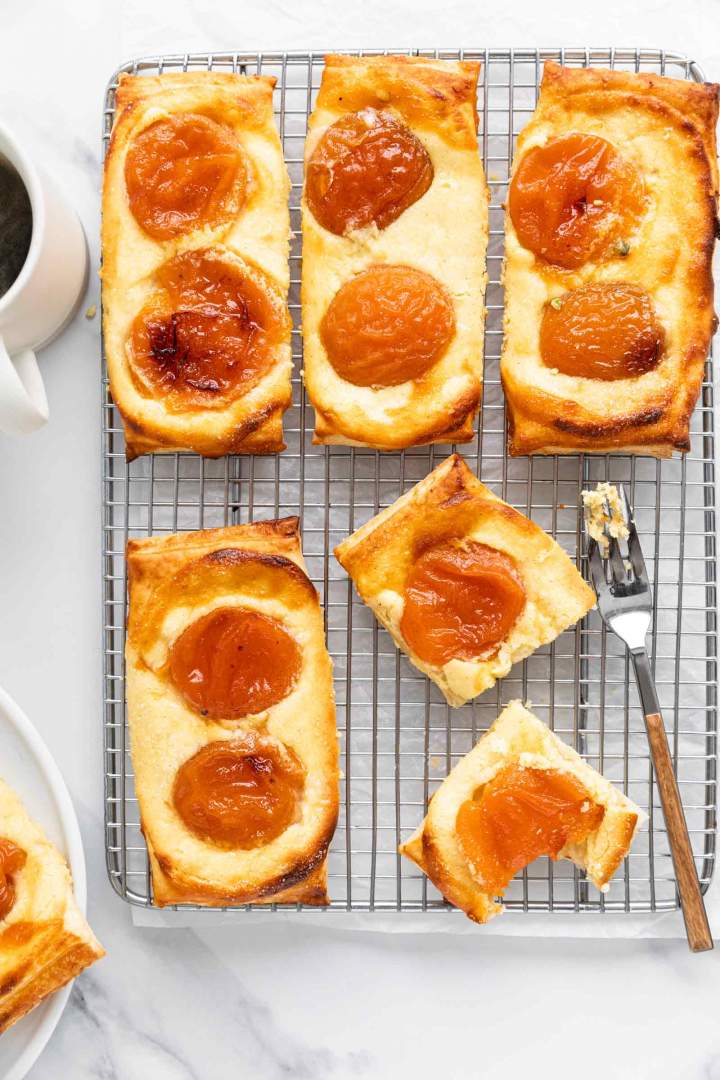 Apricot Cream Cheese Danish Pastries