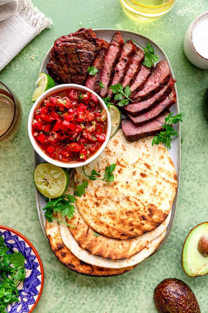 Argentinian steak with Pico de Gallo