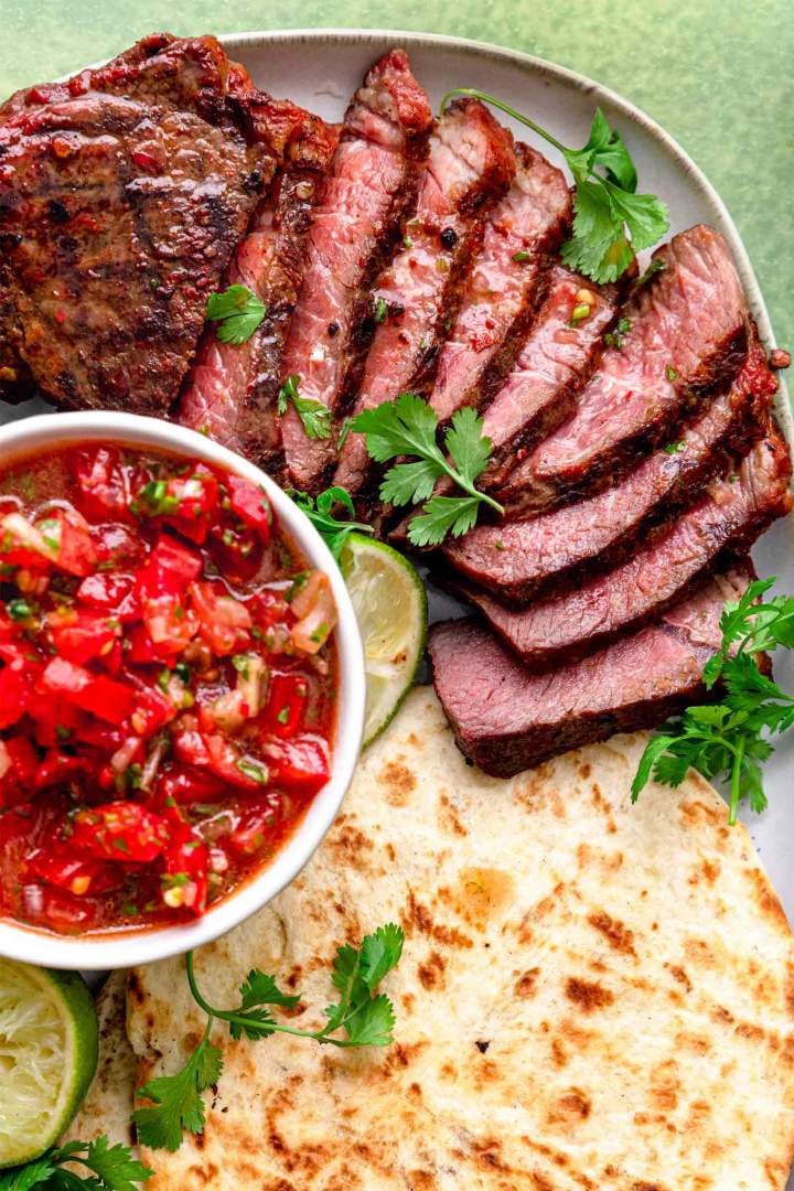 Argentinian steak with Pico de Gallo