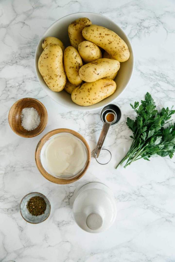 Baked Potato Wedges with Yogurt Dip from jernejkitchen.com