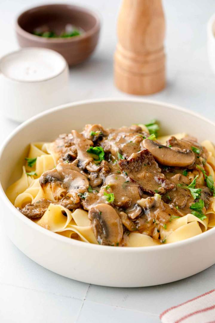 Best Creamy Beef Stroganoff