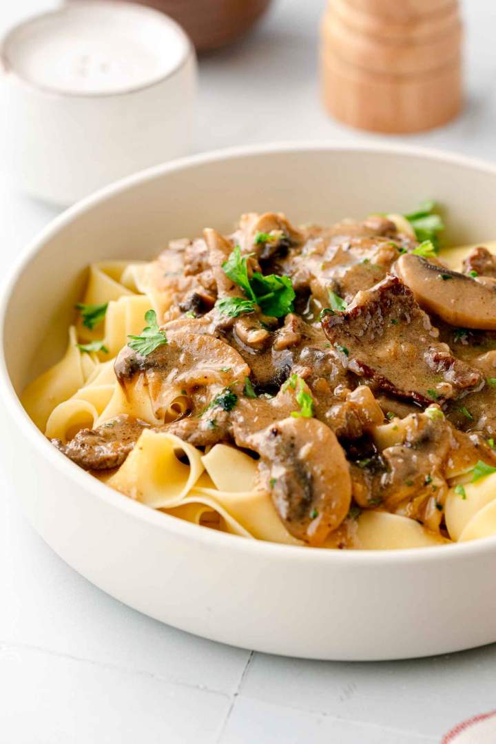 Best Creamy Beef Stroganoff