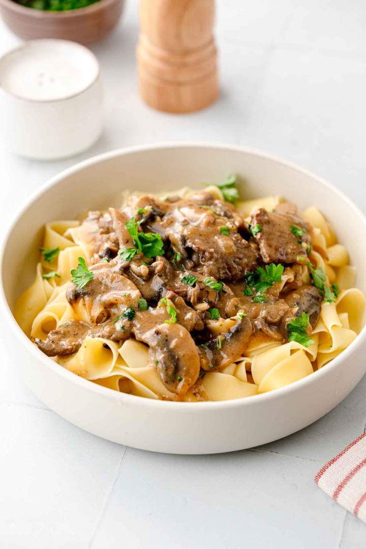 Best Creamy Beef Stroganoff