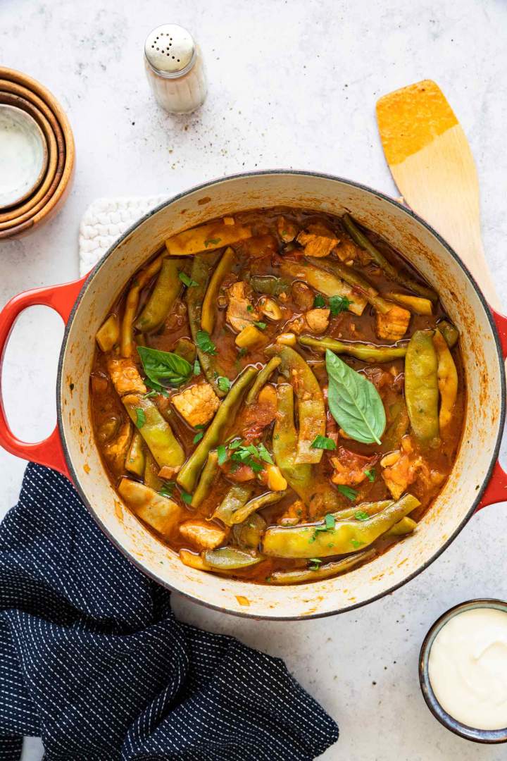 Pork Stew with string beans