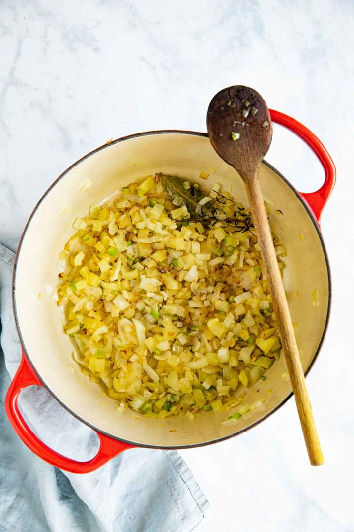 Cooked diced onion