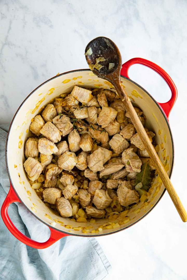 cooked pork