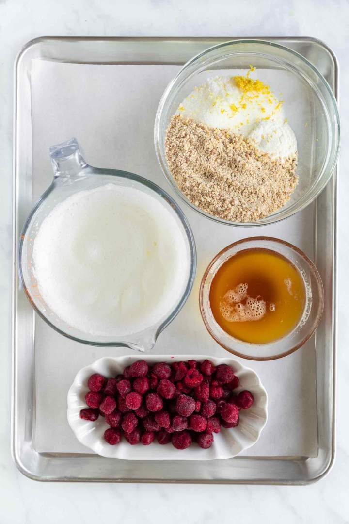 Brown Butter Cherry Muffins ingredients