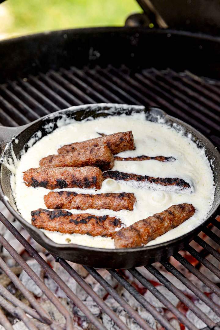 Cevapcici with Kajmak
