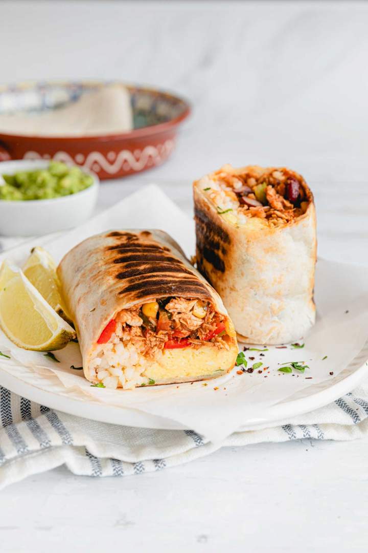 Piščančji burrito z zelenjavo