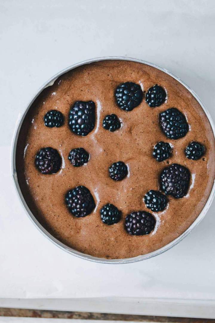 Chocolate cake with blackberries from jernejkitchen.com