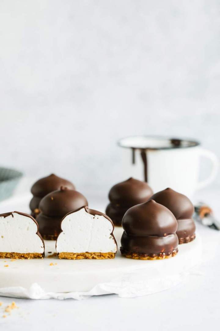 Chocolate covered marshmallow cookies